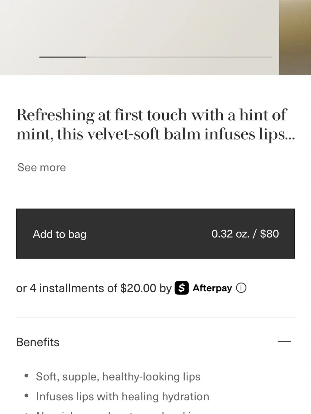 New La Mer The Lip Balm